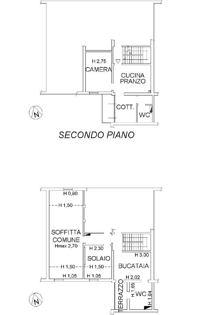 Bilocale Via Paolo Baratta, Noceto - planimetria 1