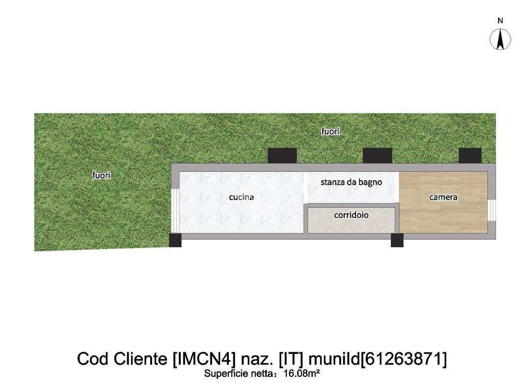 Semi-detached house Via Padre Nicola Montanaro, Imperia - floor plans 1