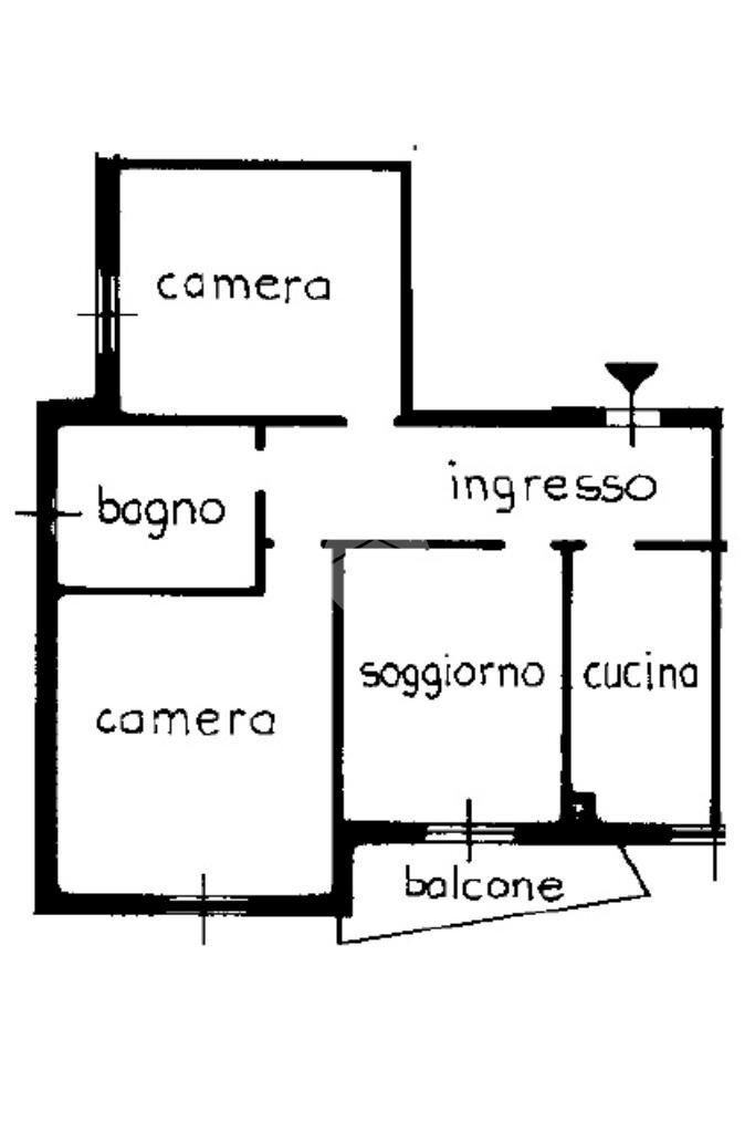 Trilocale Via Cardinal A. Ferrari, Rho - planimetria 1