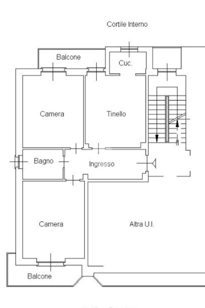 Trilocale Via don caustico, Grugliasco - planimetria 1