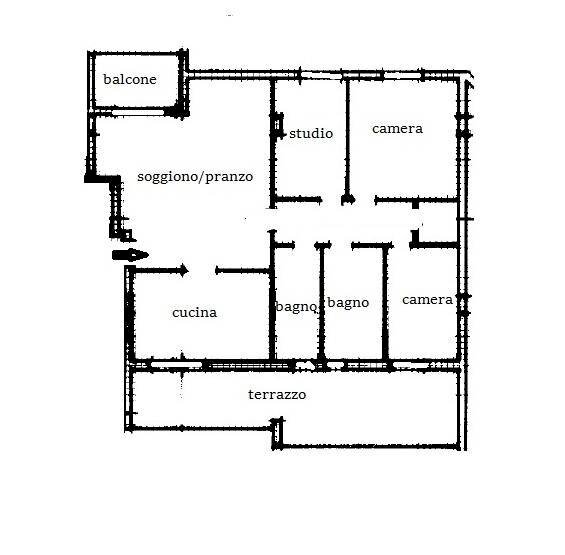 Foto 22 - Four-room apartment Via Santo Stefano, Montesilvano - floor plans 1