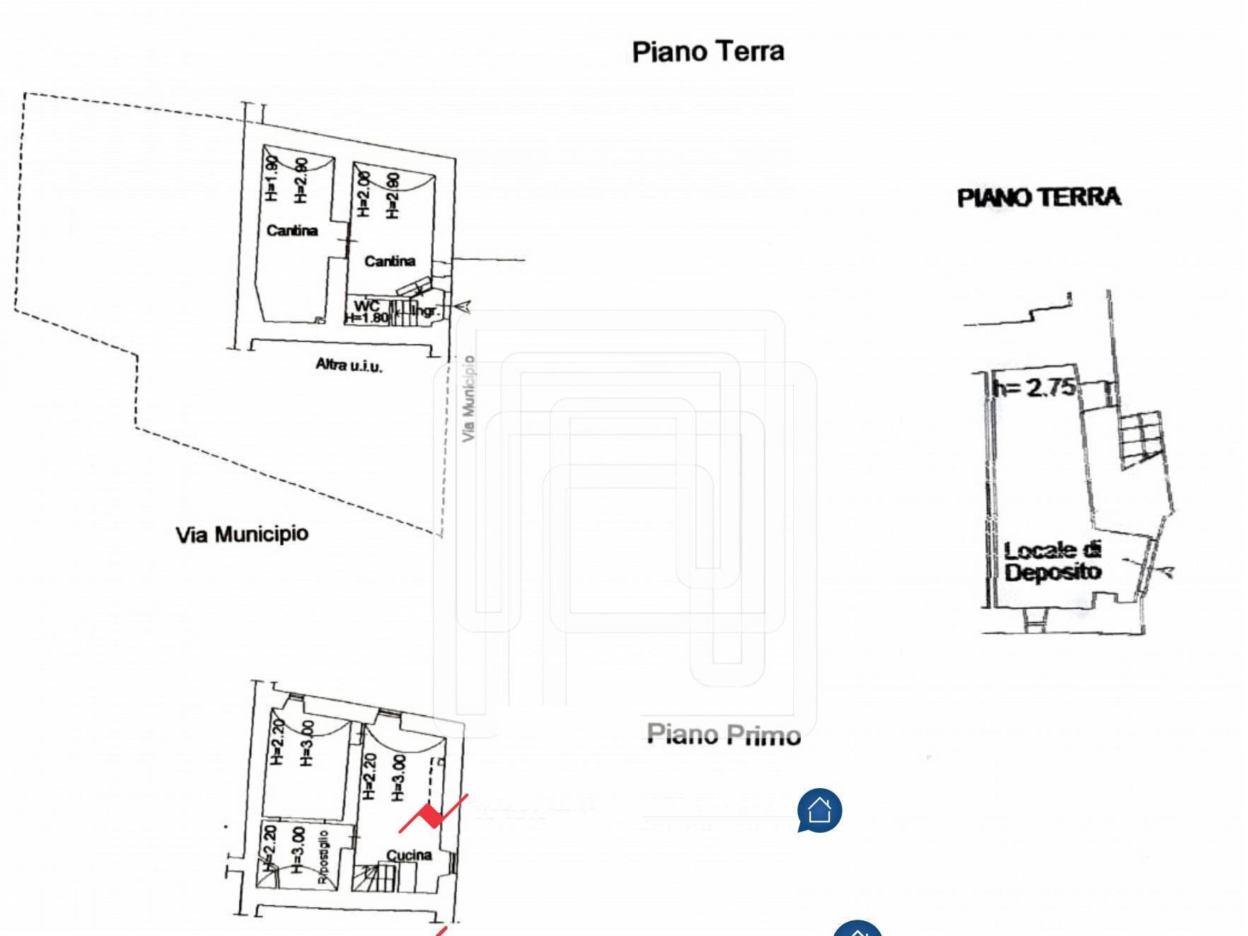 Foto 25 - Two-room apartment Via Municipio, Anversa degli Abruzzi - floor plans 1