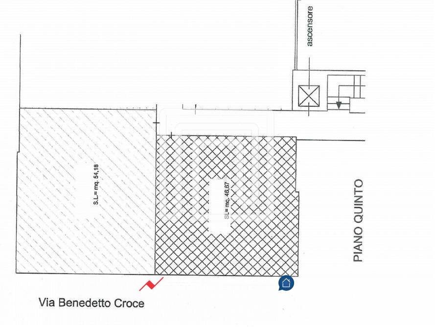 Foto 8 - Attico via Benedetto Croce
 
6, Sulmona - planimetria 1