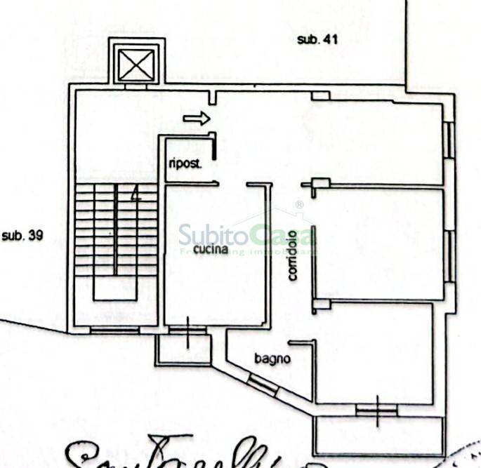 Foto 45 - Trilocale Via Sinibaldo Baroncini
 
3, Chieti - planimetria 1