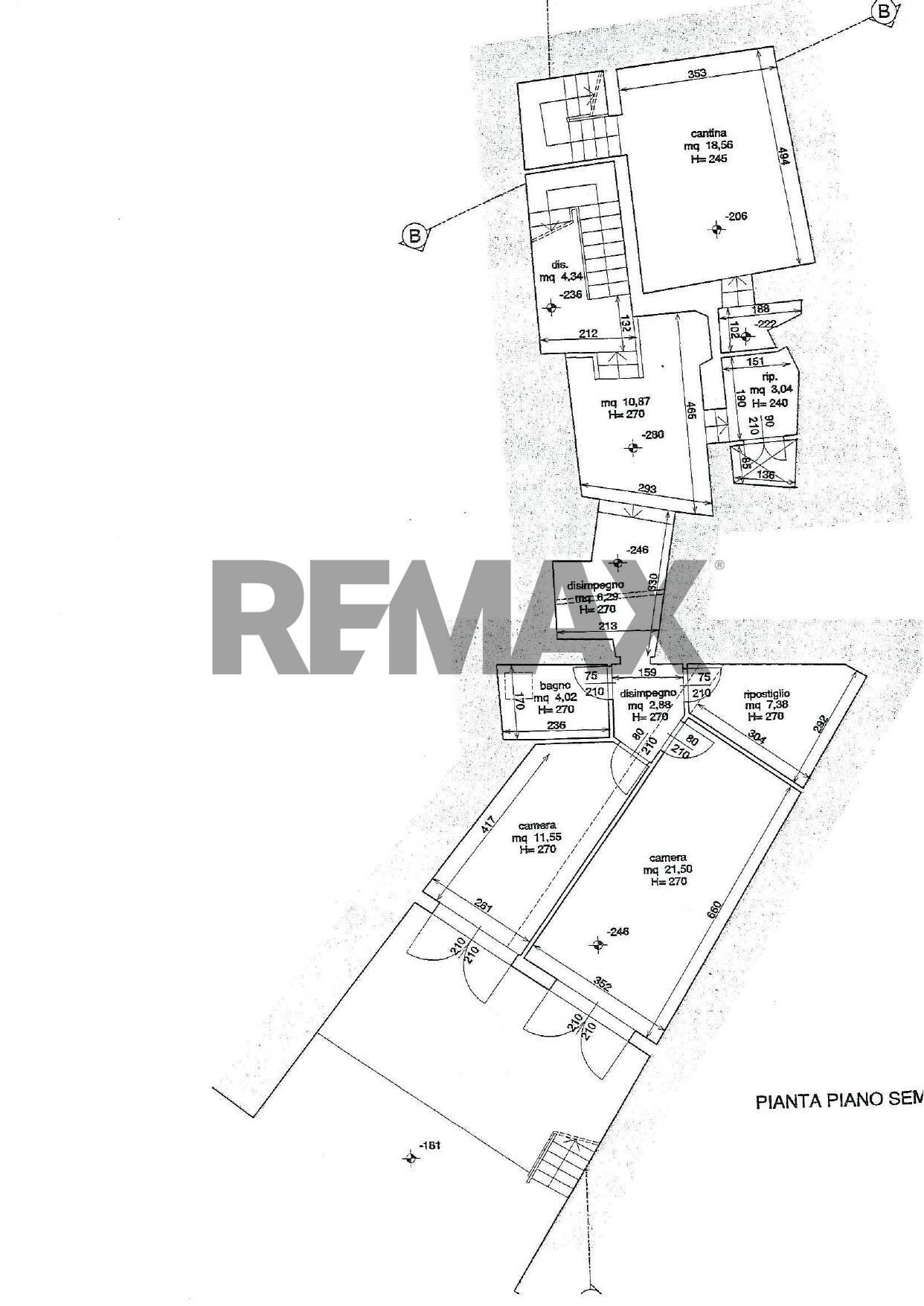 Pianta 2D - Villa Via Gabriele D'annunzio
 
260, Firenze - planimetria 1