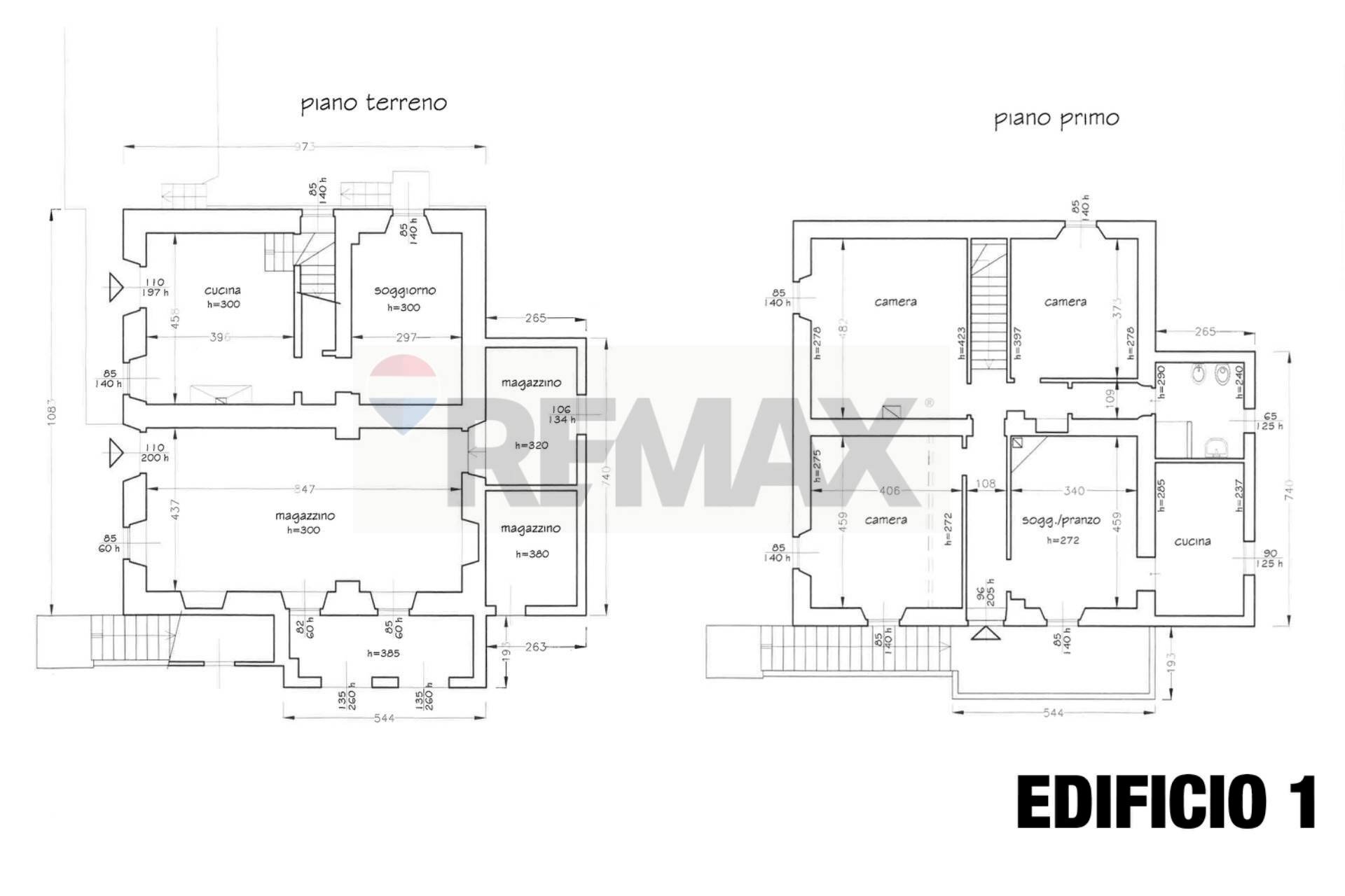 Planimetria edificio 1 - Rustico Via di San Cresci
 
42, Borgo San Lorenzo - planimetria 1