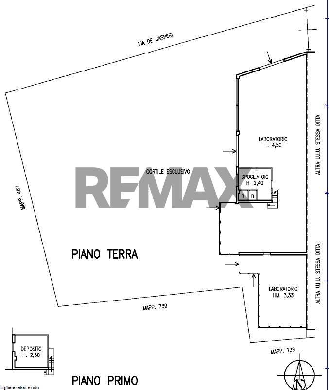 Pianta 2D - Laboratory VIA DE GASPERI
 
31, Cava Manara - floor plans 1