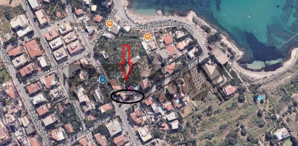 Posizione della mappa - Appartamento Via Maggiacomo Zalapì
 
25/A, Santa Flavia - foto 2