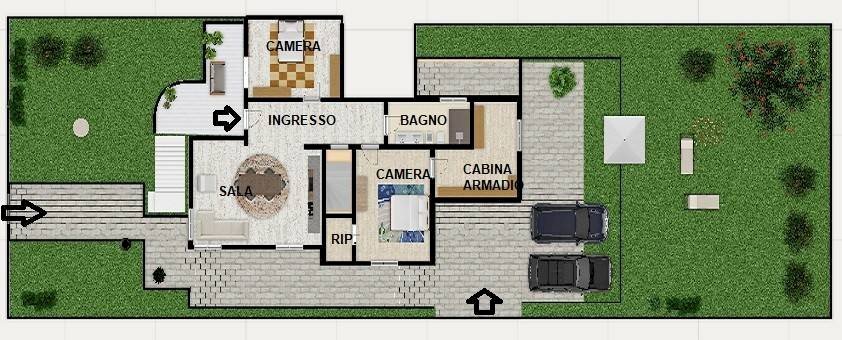 Villa via Luciano Manara, Parabiago - planimetria 1