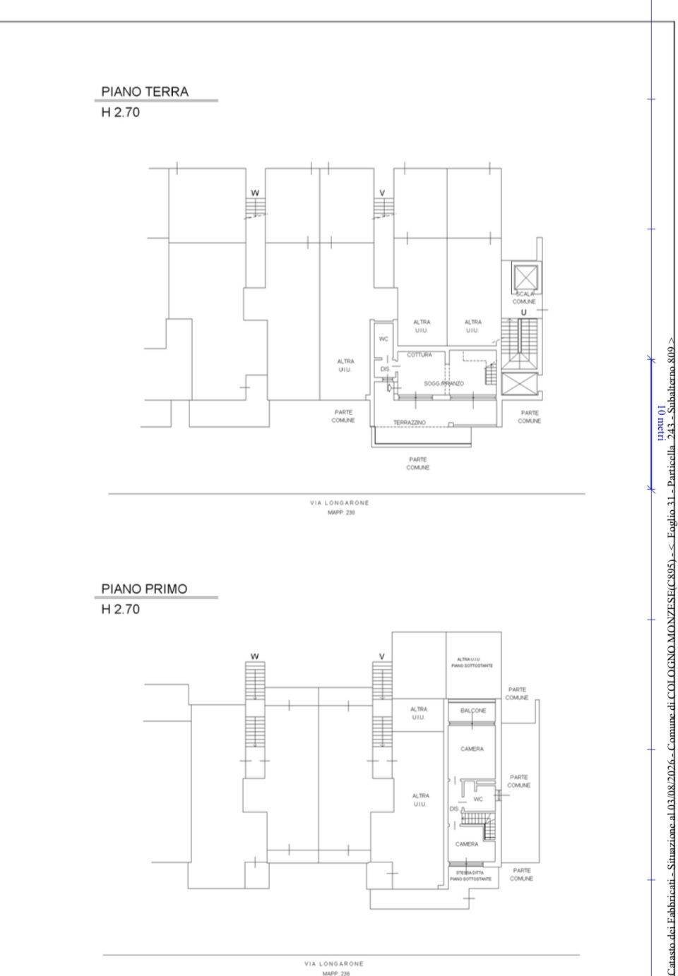 Foto 55 - Trilocale Via Carducci
 
35, Cologno Monzese - planimetria 1