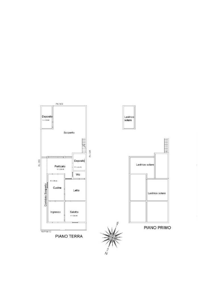 Casa indipendente via Pola, Sannicola - planimetria 1