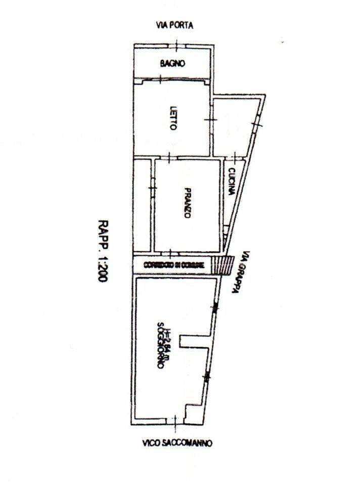 Casa indipendente via Grappa, Tuglie - planimetria 1