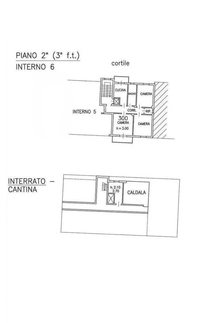 Trilocale viale Fratelli John e Robert Kennedy, Tortona - planimetria 1