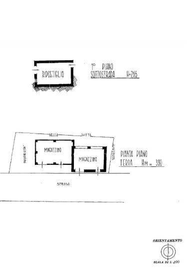 Rustic Frazione Montecapraro, Fabbrica Curone - floor plans 1