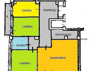 Planimetria - Four-room apartment Cuneo (neighborhood Centro) - photo 15