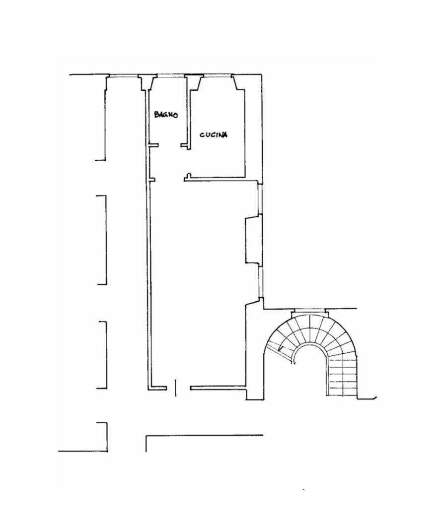 One-room apartment via Cilicia, 53, Roma - floor plans 1