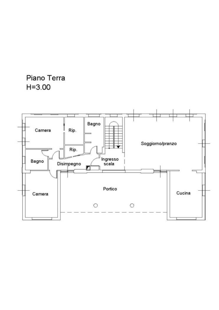 Villa via Giuseppe Sirtori, 2, Bellaria-Igea Marina - planimetria 1