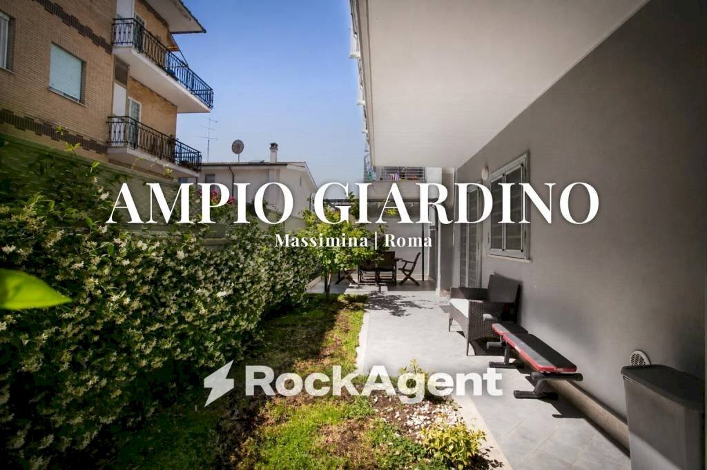 Giardino - Trilocale via Ildebrando della Giovanna, 81, Roma (zona Massimina) - foto 1