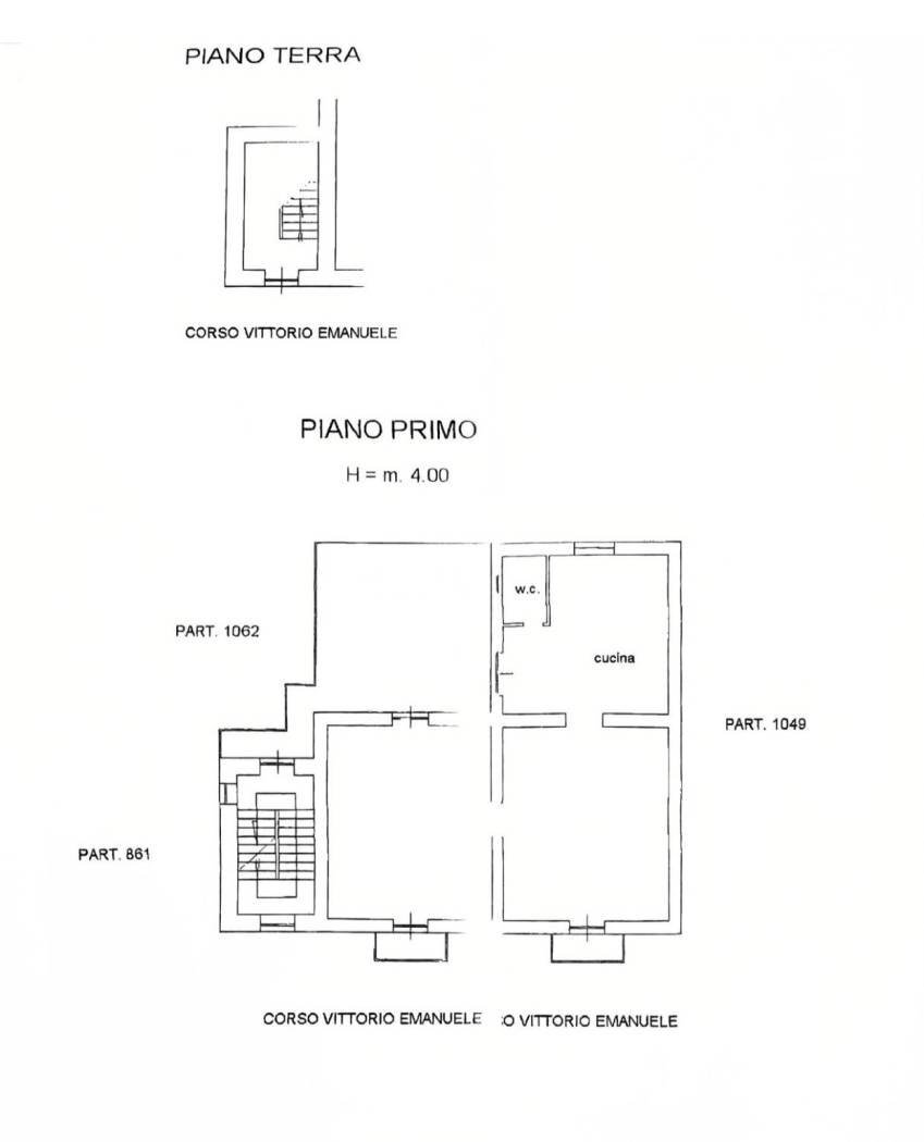 Independent house corso V. Emanuele, 129, Angri - floor plans 1