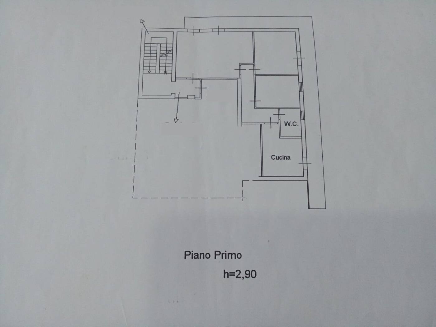 Trilocale contrada Barocchieri, 1, Misilmeri - planimetria 1