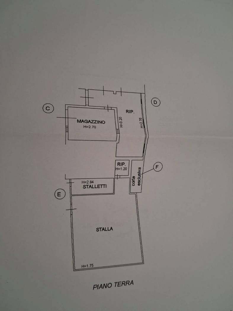 Casa indipendente Frazione Ripalta, Arcevia - planimetria 1