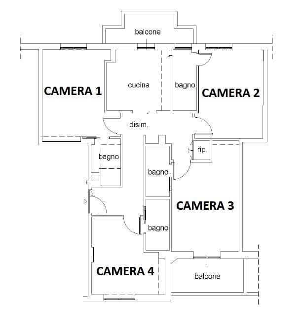 Terreno non edificabile via Pietro Giordani, 13, Roma - planimetria 1