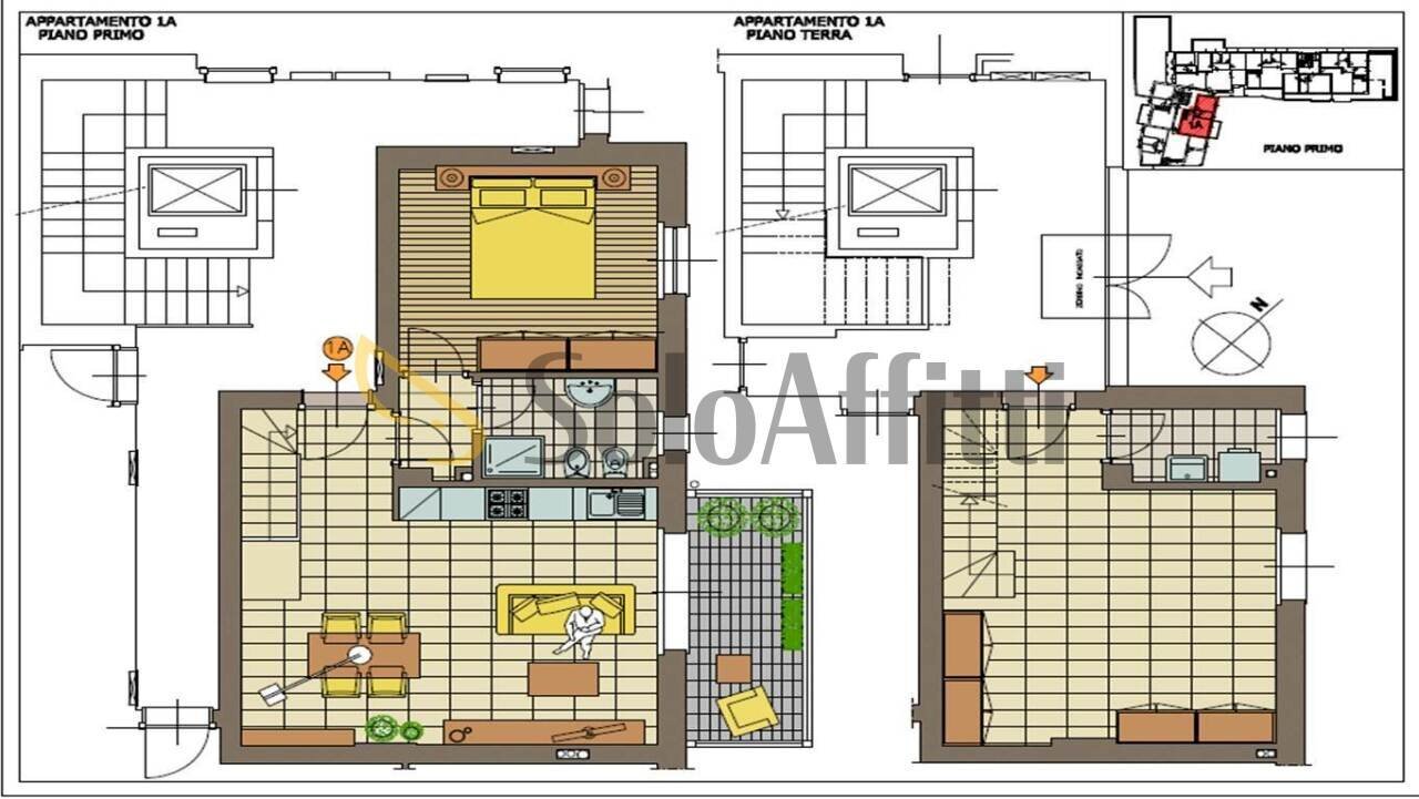 Immagine26 - Two-room apartment Via G. di Bella 3, Casorate Primo - floor plans 1