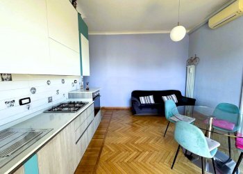 Soggiorno con cucina a vista - Appartamento Via Andrea Maria Ampère 9, Milano (zona Città Studi) - foto 7