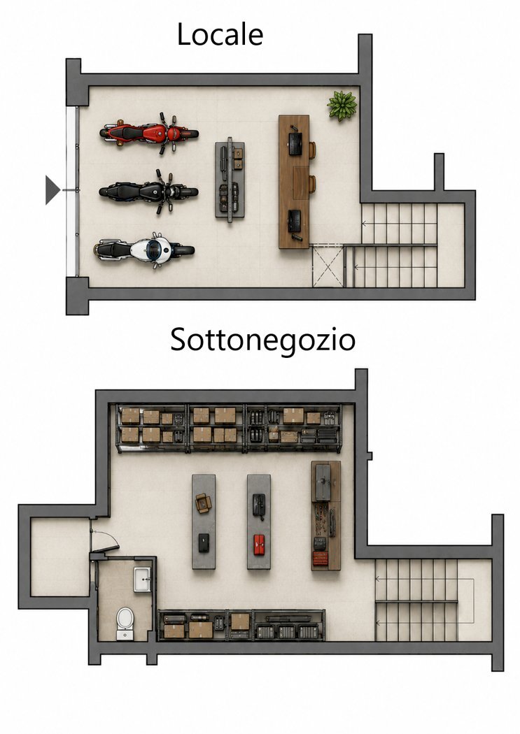 PLN1.png - Commercial Premises Via San Domenico 6, Napoli (neighborhood Vomero) - floor plans 1