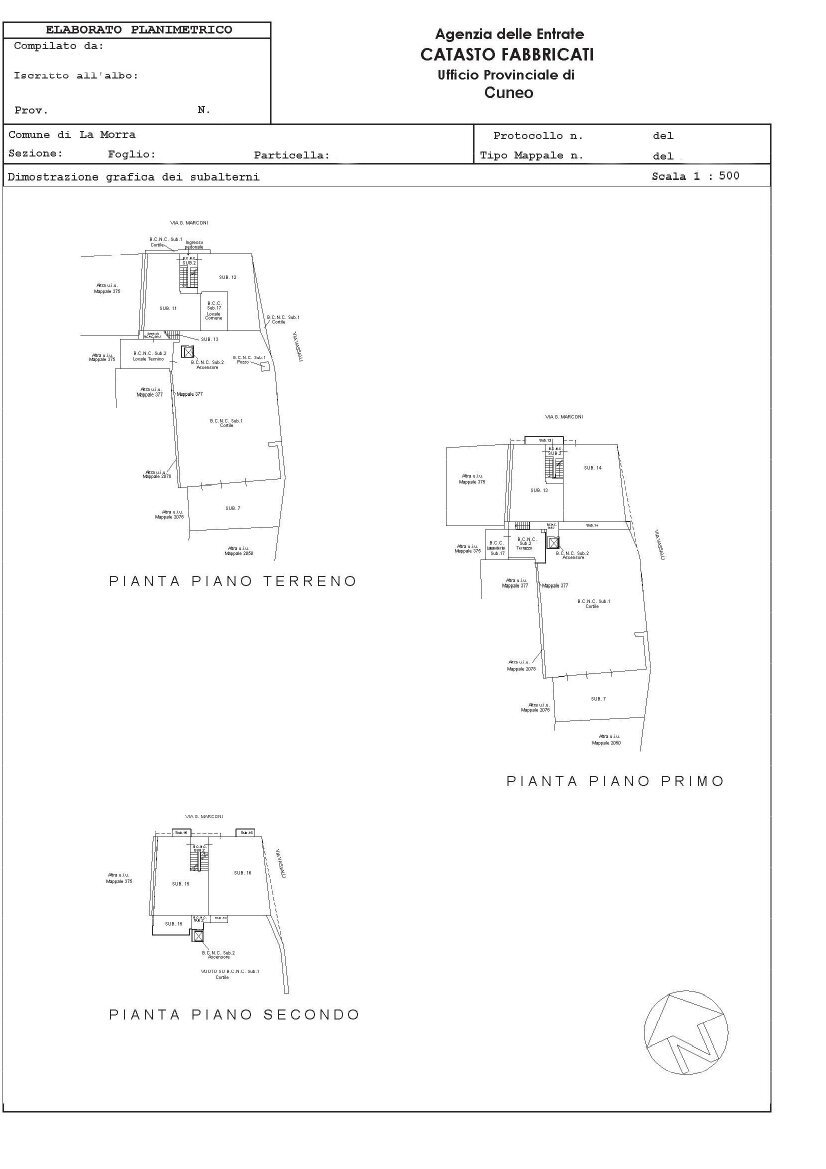 Elaborato-planimetrico-web - Rustico Via G. Marconi 10, La Morra - planimetria 1