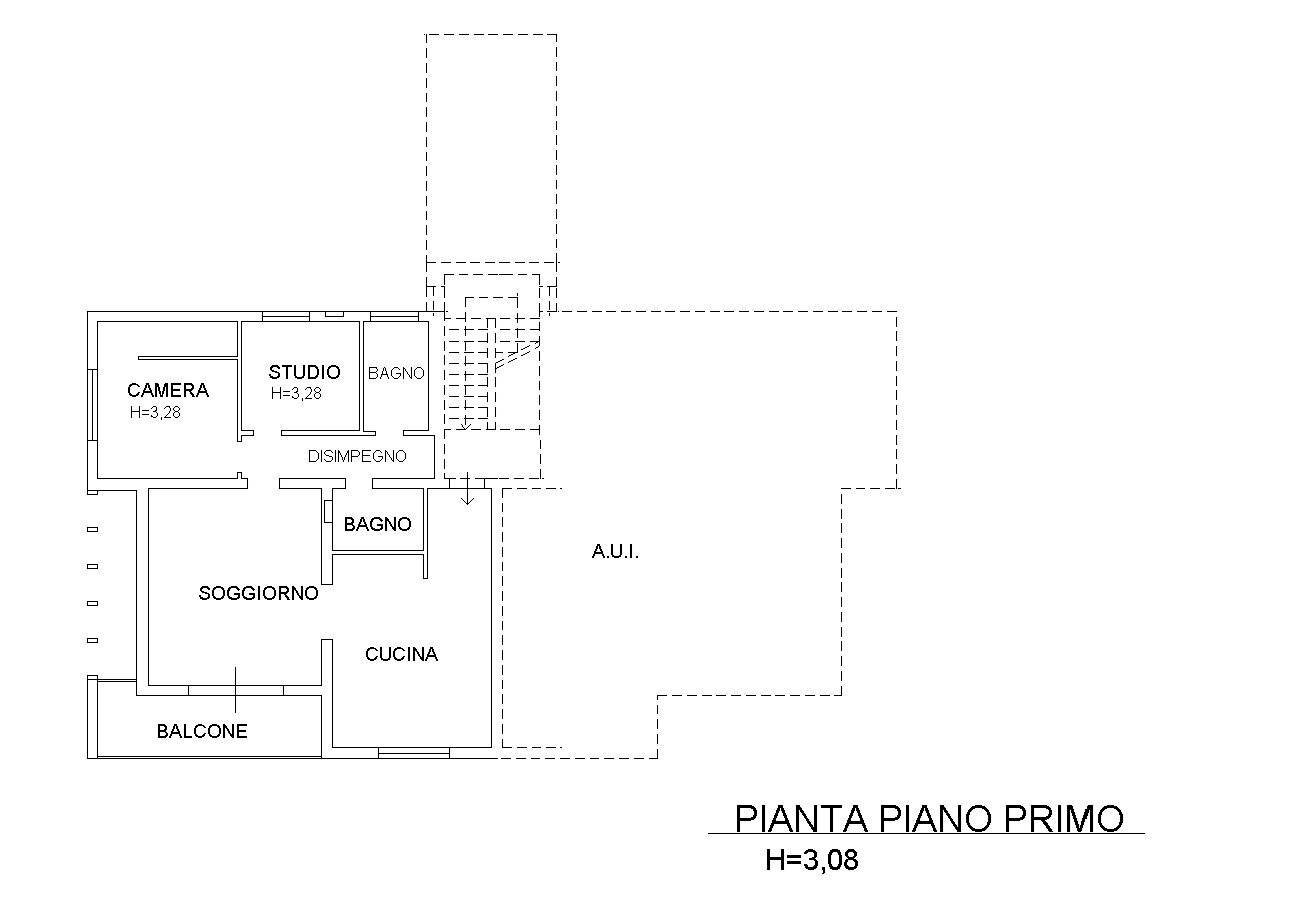 Appartamento Via Alamandini, Bologna (zona Colli) - planimetria 1