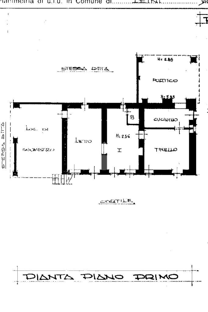 Rustico Via Caselle Vecchia, Leini - planimetria 1