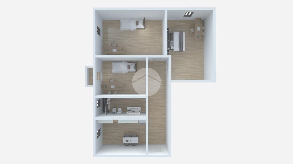 Quadrilocale Via Francesco De Sanctis, Milano - planimetria 1