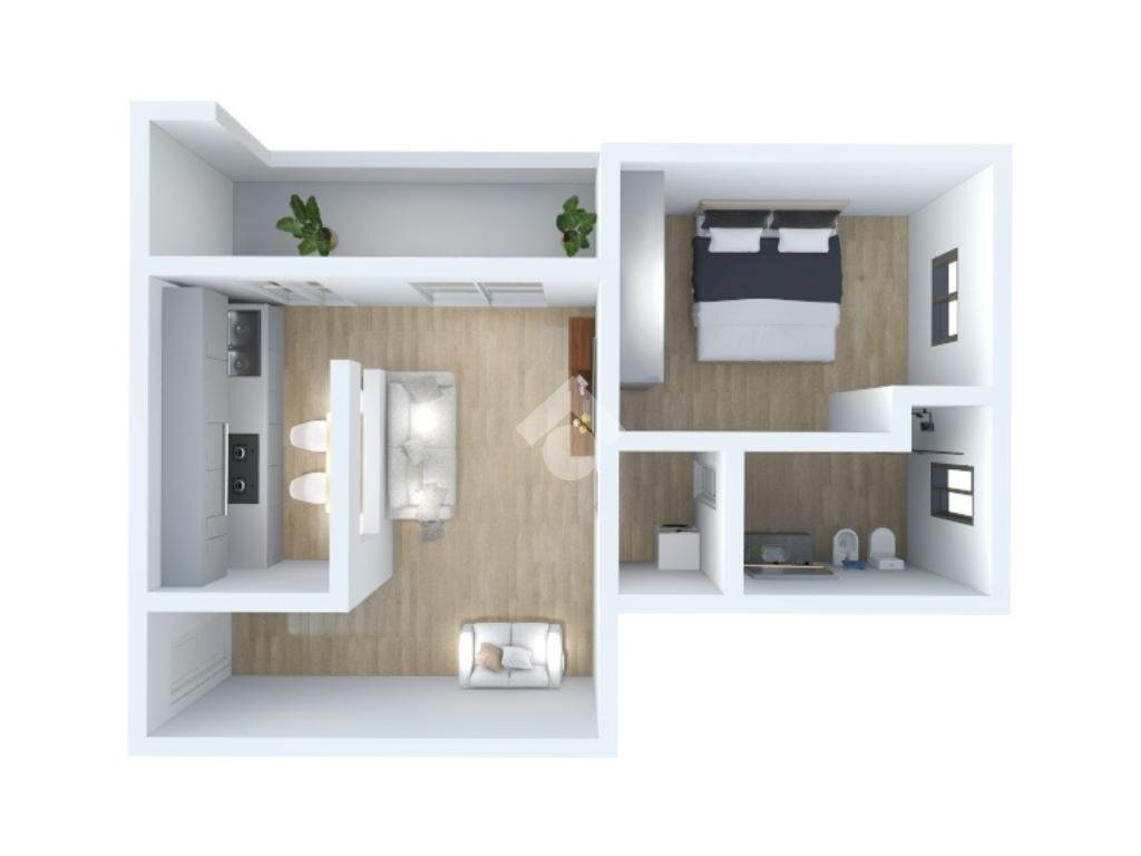 Two-room apartment Via scrofani paolo, Arluno - floor plans 1