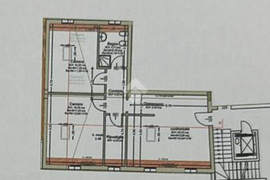 Trilocale Str. Vignolese, Modena - planimetria 1