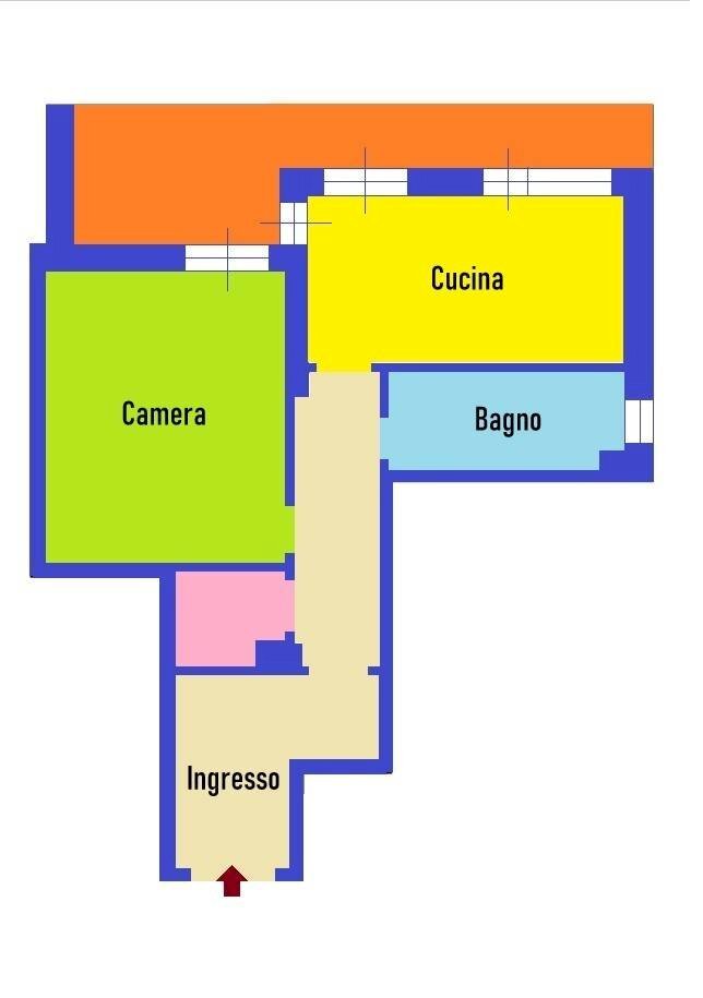 Foto 18 - Appartamento Via Giovanni Arrivabene, Genova - planimetria 1