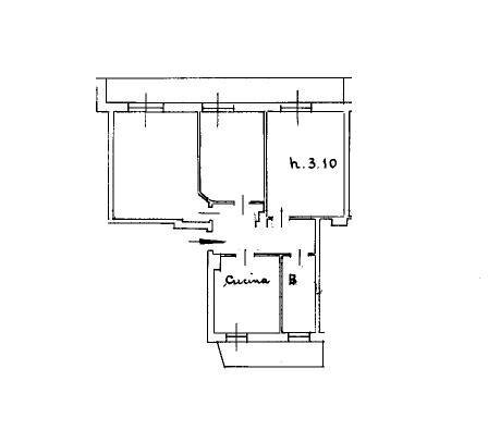 Foto 19 - Trilocale Viale Nazario Sauro
 
11, Milano - planimetria 1