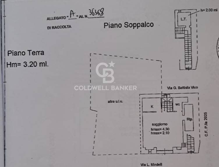 Foto 22 - Trilocale Via Luca Mindelli
 
12/14, Ostuni - planimetria 1