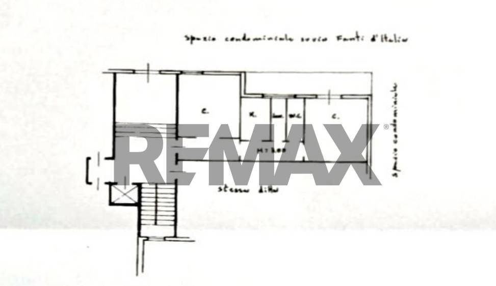 Pianta 2D - Trilocale Via Fanti D'Italia
 
27, Catania - planimetria 1