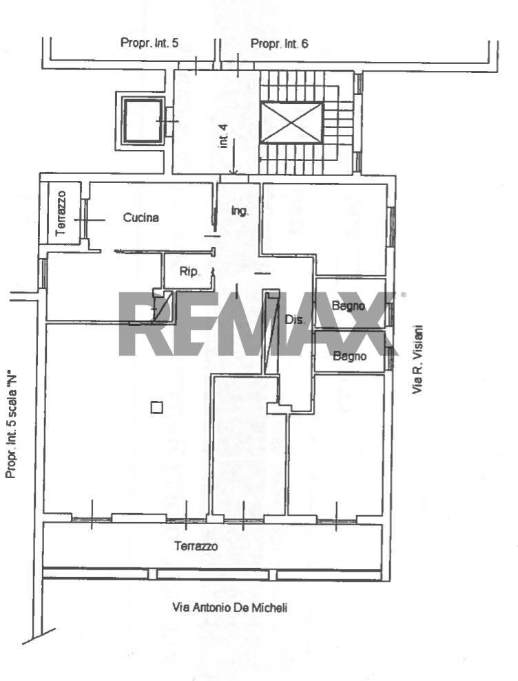 Pianta 2D - Appartamento Via Giovanni Devich
 
72, Roma - planimetria 1