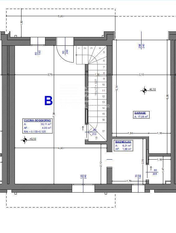 PIANO TERRA - Villa a Schiera Via Schia, Lonato del Garda - planimetria 1