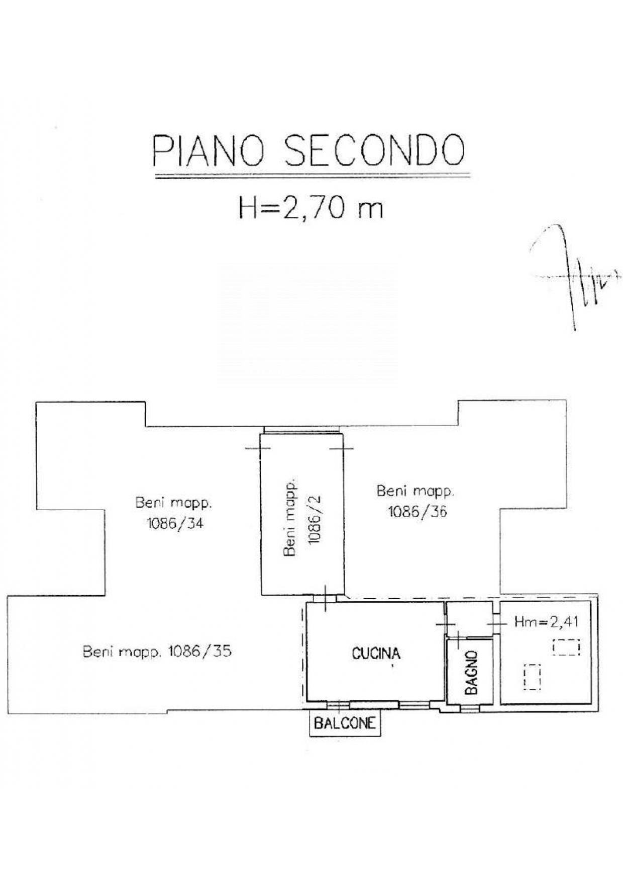 Foto 14 - Bilocale via Don Pietro Ressini
 
13, Orzinuovi - planimetria 1