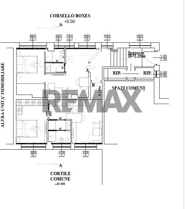 Pianta 2D - Bilocale CORSO ROMA
 
55, Cologno Monzese - planimetria 1