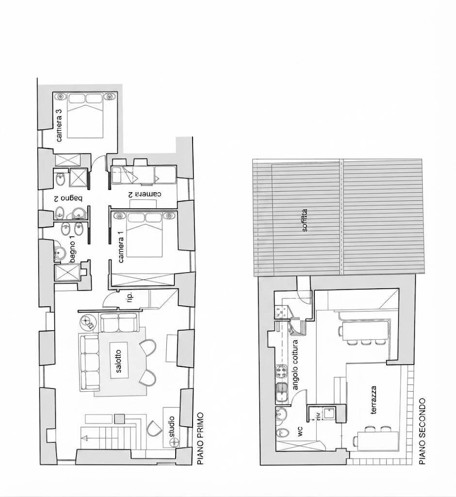 Foto 39 - Casa semi indipendente Via Principe di Napoli
 
15, La Maddalena - planimetria 1