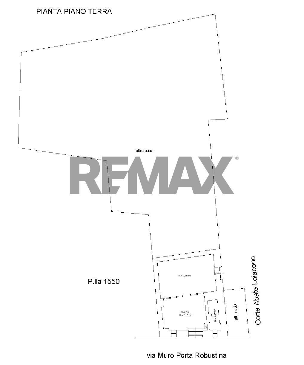 Pianta 2D - Two-room apartment via Porta Robustina
 
22, Bitonto - floor plans 1