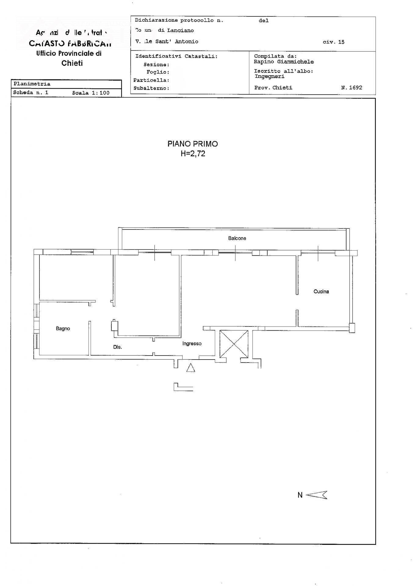 Foto 33 - Four-room apartment viale Sant'Antonio
 
15, Lanciano - floor plans 1