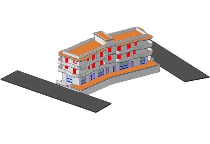 Building land via 4 Novembre, Matino - floor plans 1