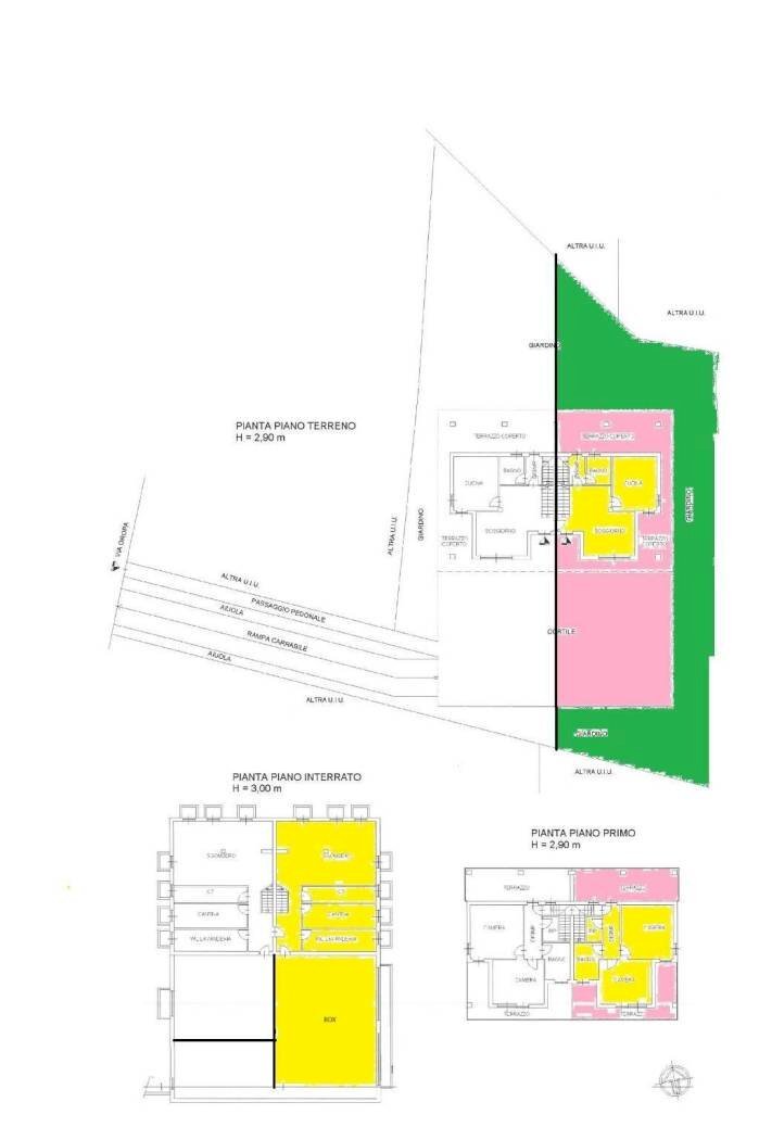 Villa via Oropa, 4, Rivalta di Torino - floor plans 1