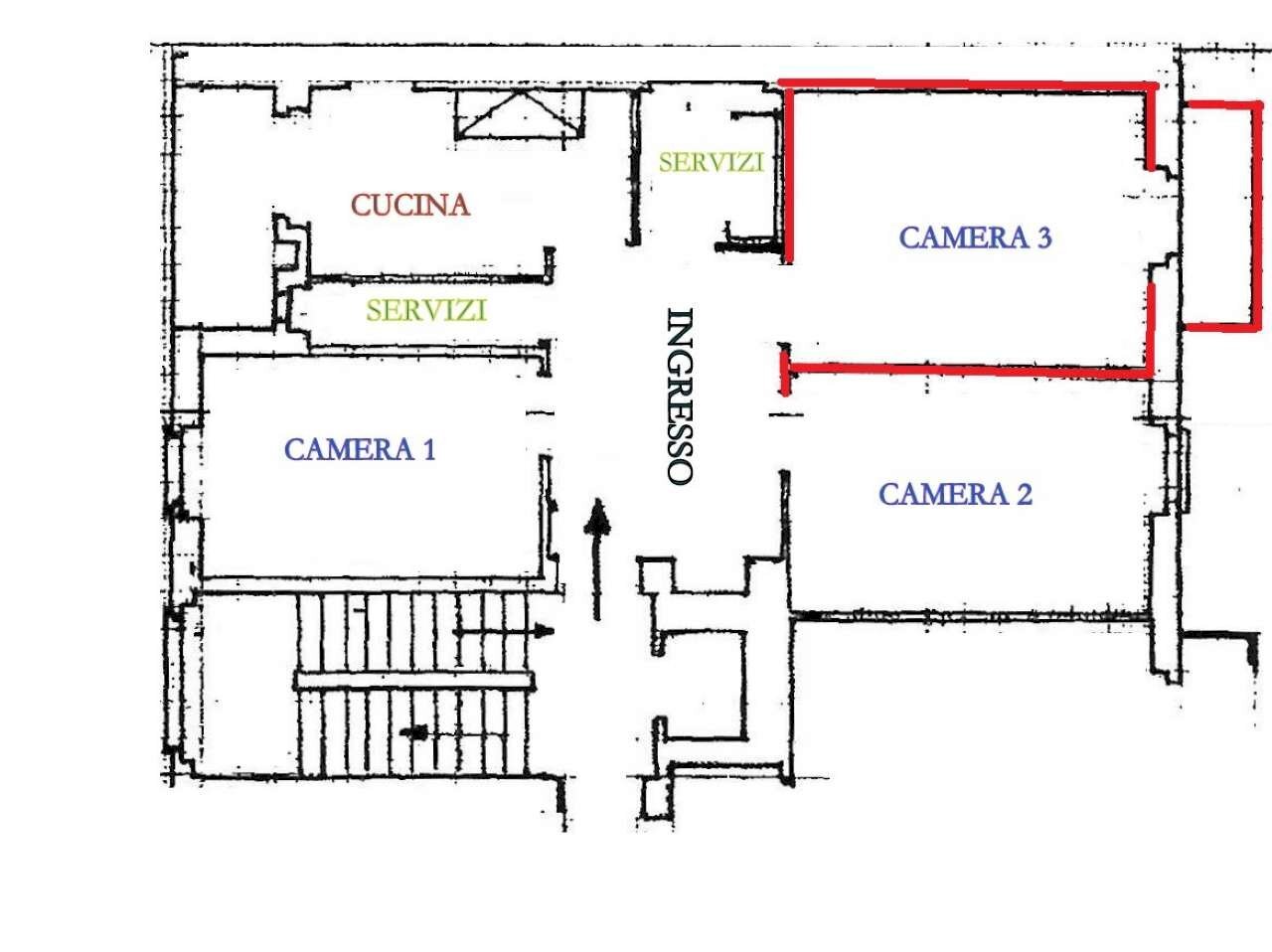 PLANIMETRIA - Non-buildable land via Giacinto Collegno, 5, Torino (neighborhood San Donato) - floor plans 1