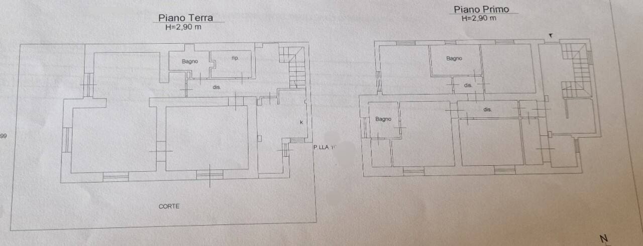 Villa contrada Cuturelle, 54, Catanzaro - planimetria 1
